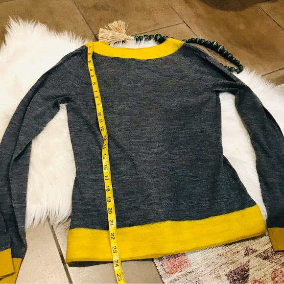 Anthropologie - Charlie & Robin - Felted Colorbar Sweater Grandpa Sweater Sz S - Picture 9 of 12